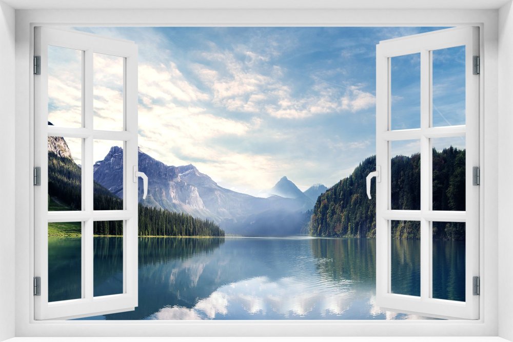 Окно с видом на природу