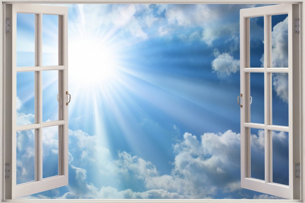 Светлый офис с окном фон