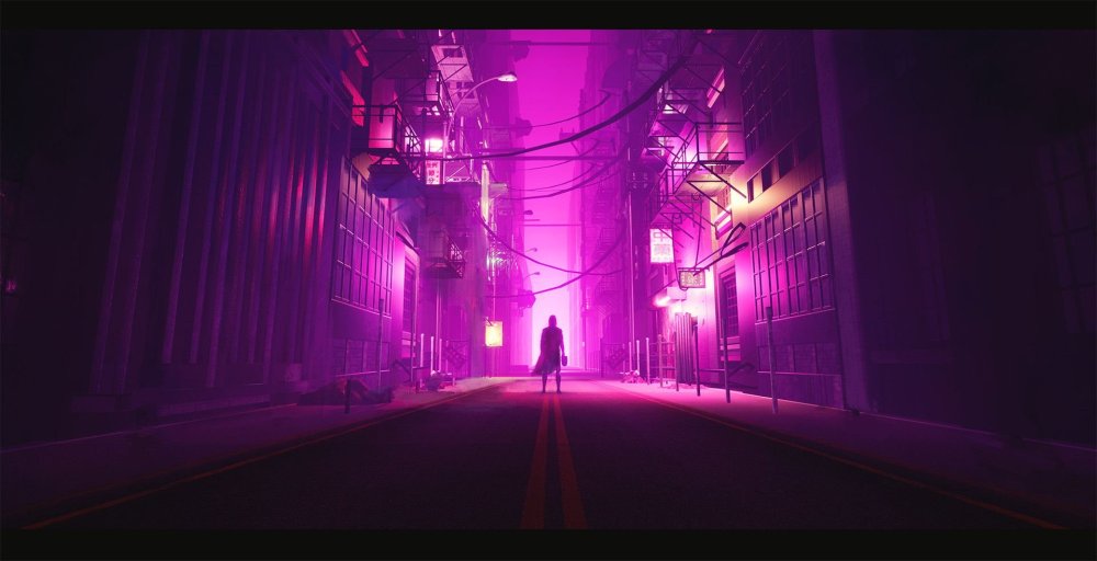 Розовый киберпанк