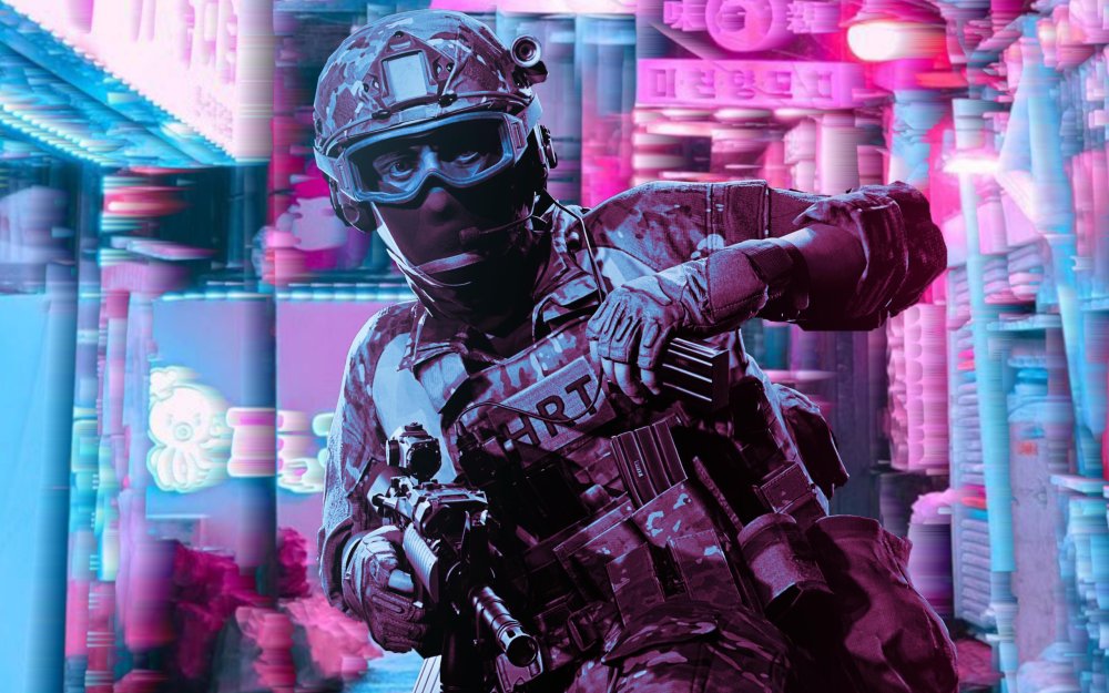 Киберпанк солдат