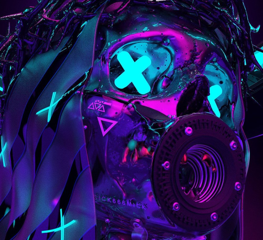 Неоновые арты