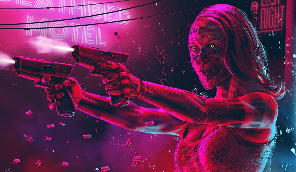 Киберпанк 2077 неон