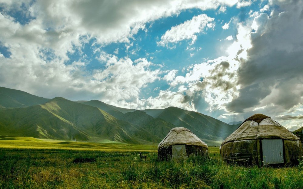 Казахстан степи юрта