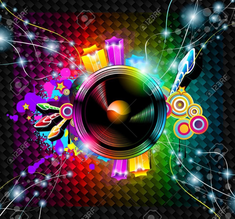 Фотообои в стиле диско