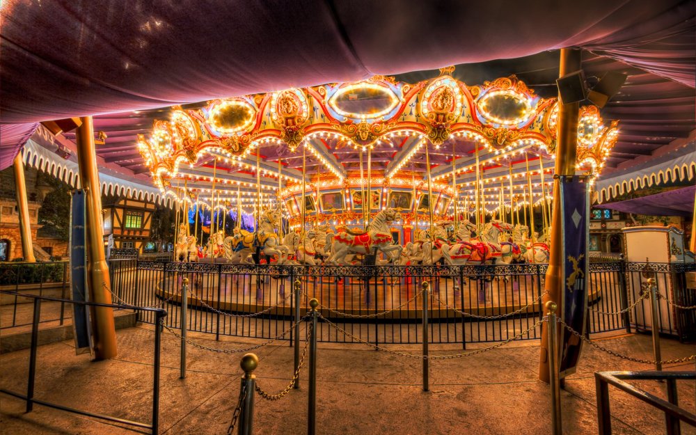 Amusement Park Carousel