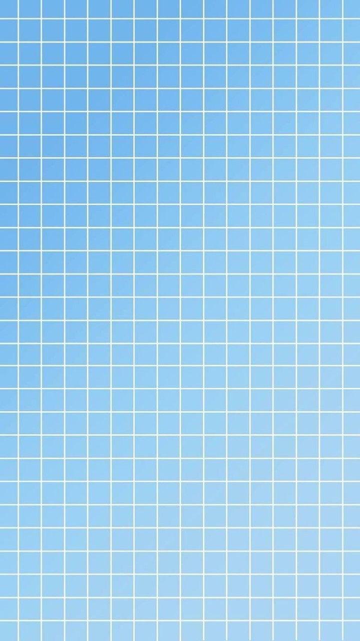 Голубой фон в клеточку