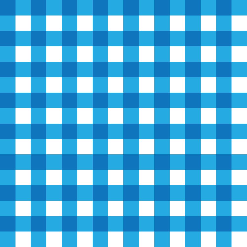 Бело-бирюзовая клетка