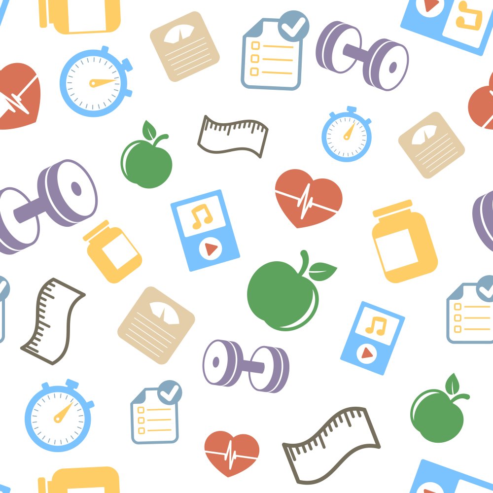 ЗОЖ картинки голубые