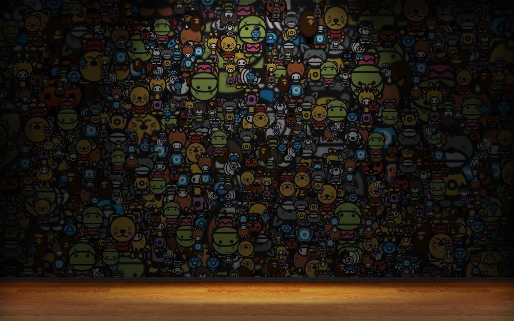 Игровой фон коллаж