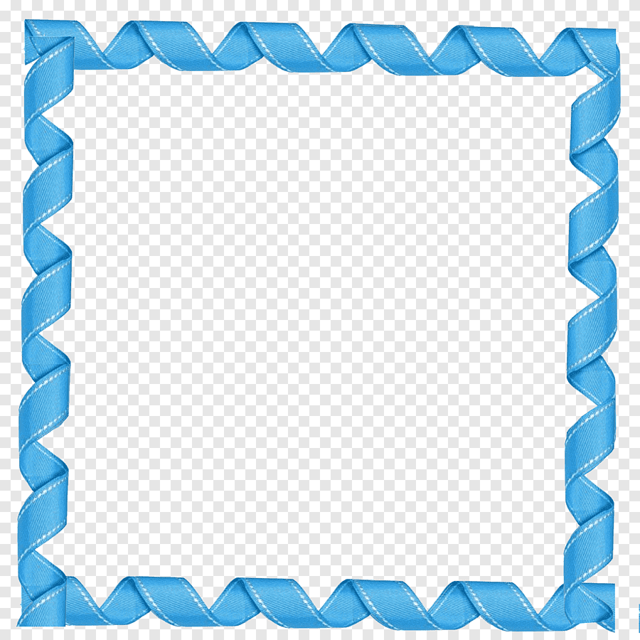 Рамка синяя