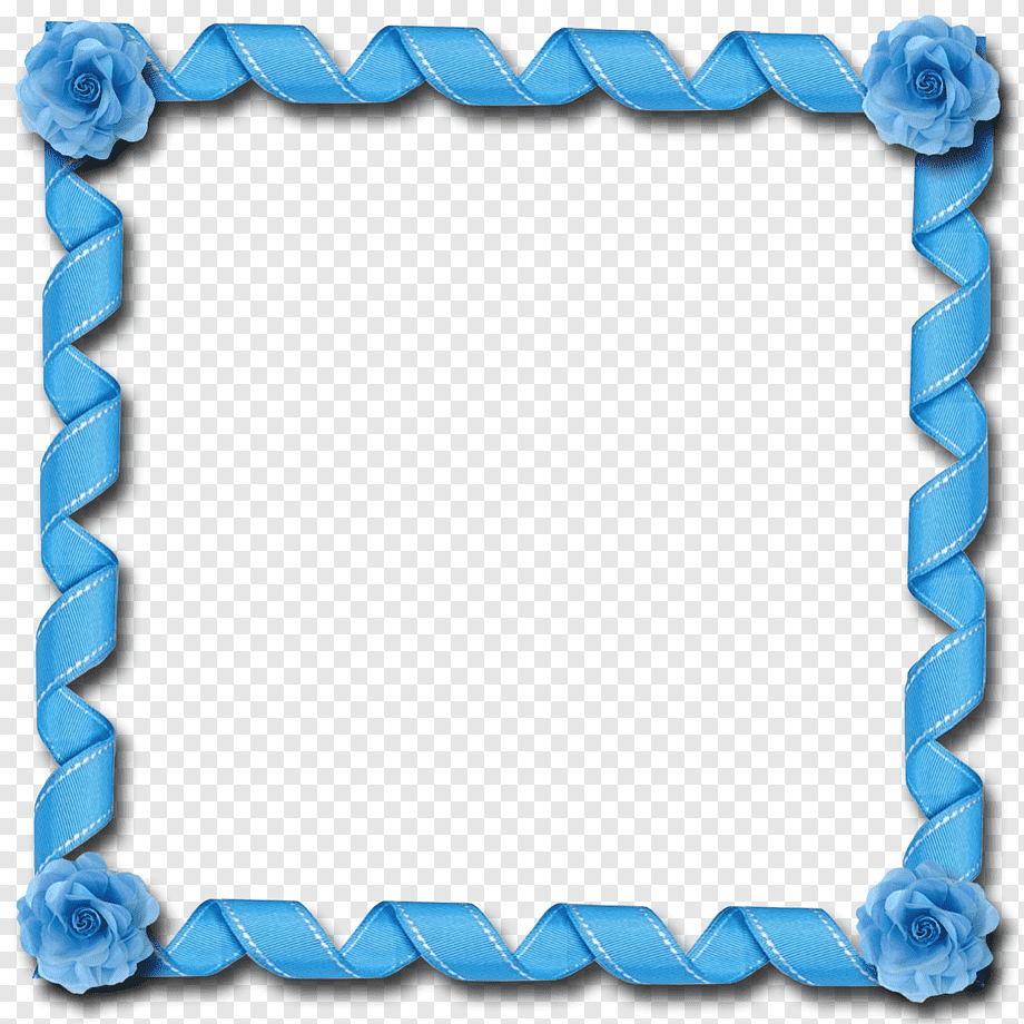 Рамка синяя