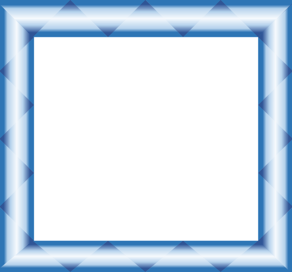 Рамка синяя