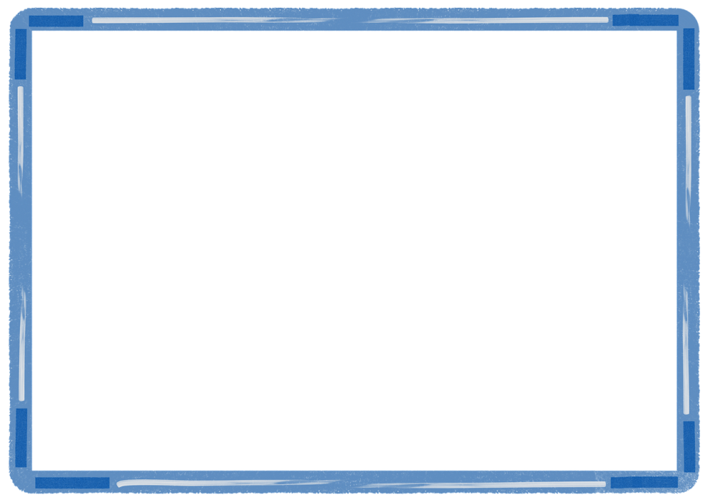 Рамка синяя
