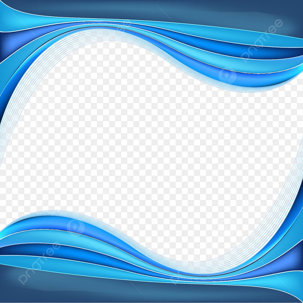 Синяя рамка для презентации