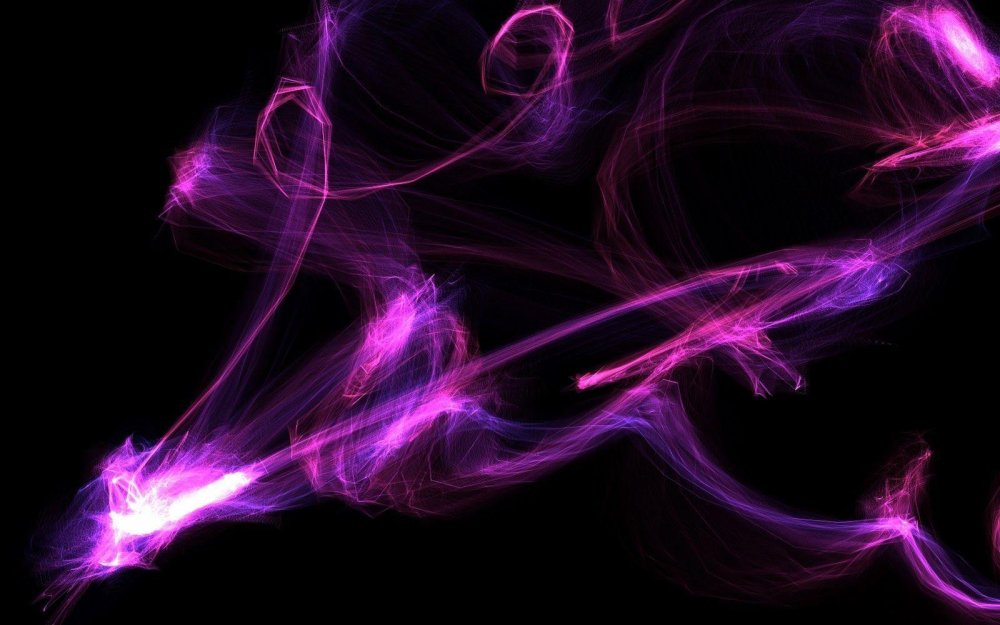 Обои неон дым