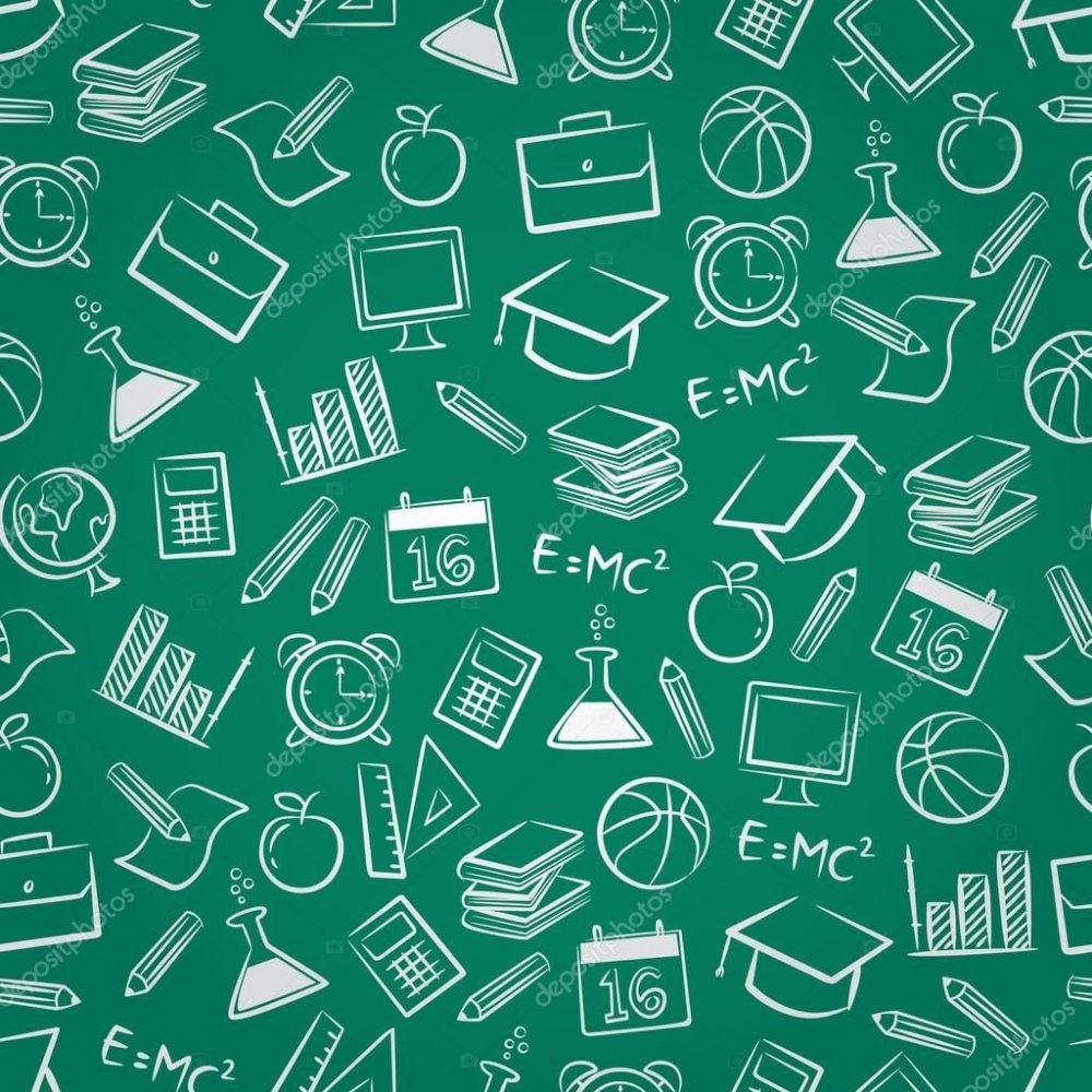 Синий школьный фон для фотошопа