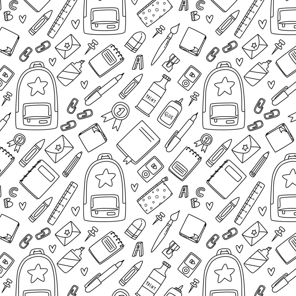 Фон в школьном стиле