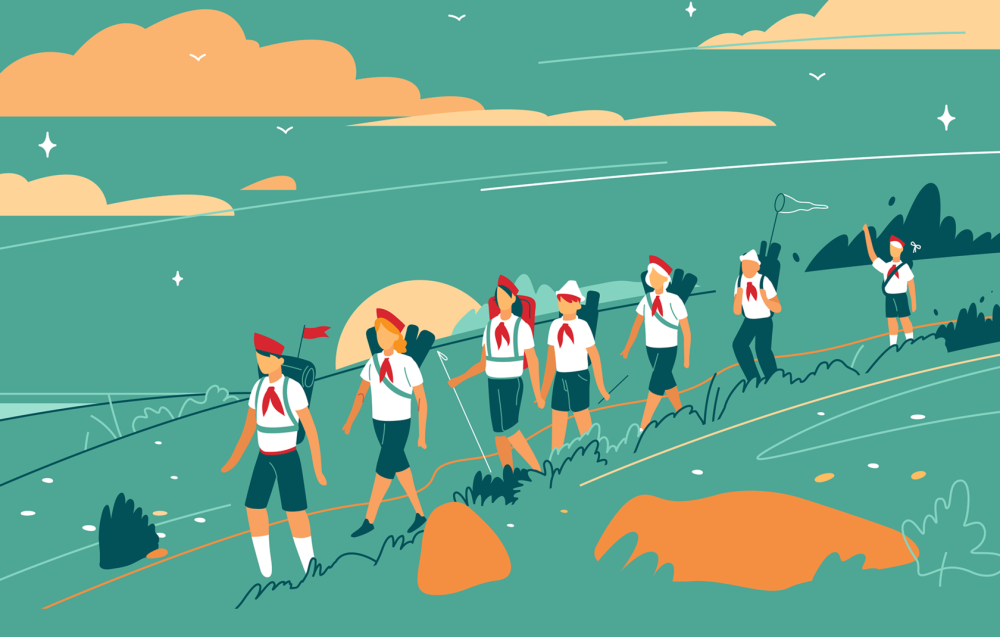 Пионеры фон