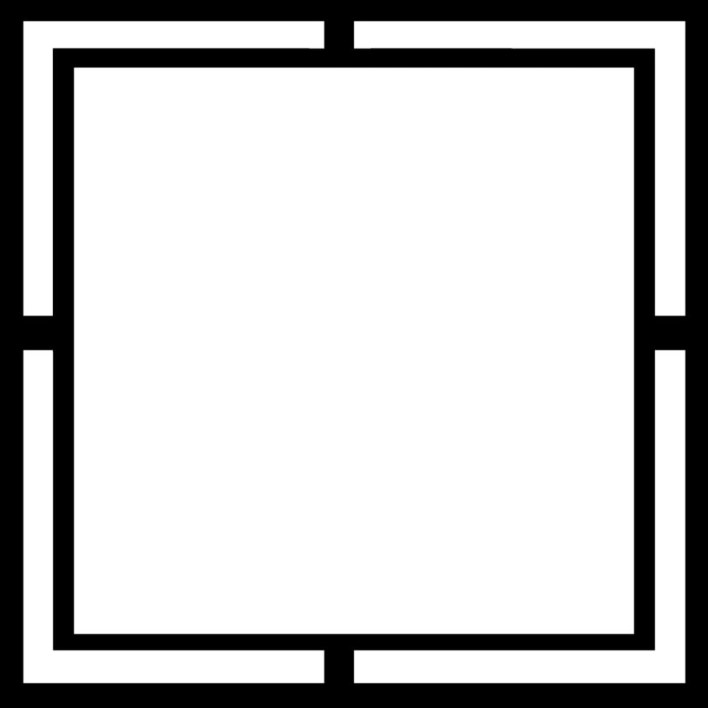 Черная квадратная рамка