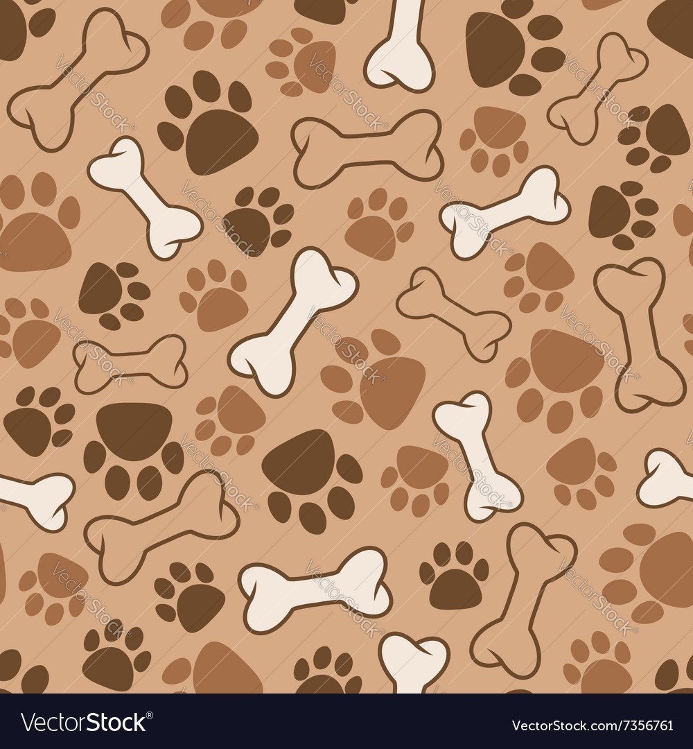 Фон косточки и лапки