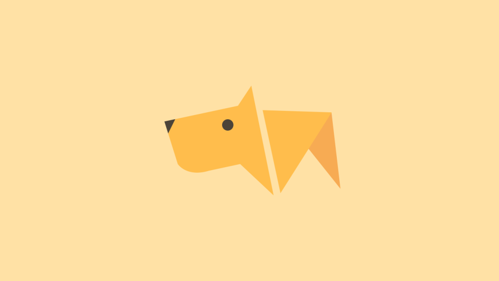 Собака Минимализм