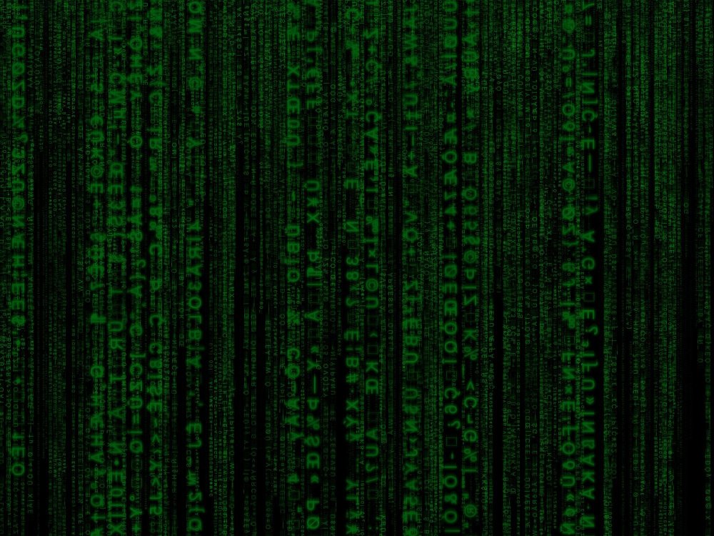 Матрица 101011010010101001010 синяя