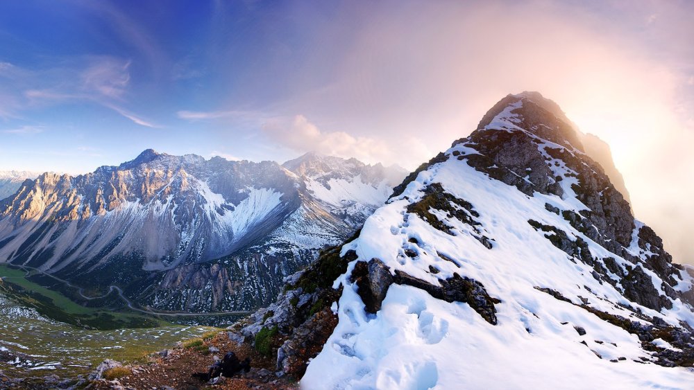 Кавказские горы Эльбрус