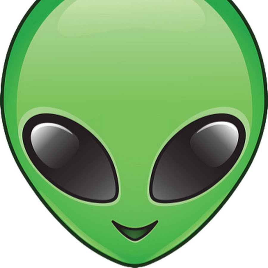Голова зелёного инопланетянина