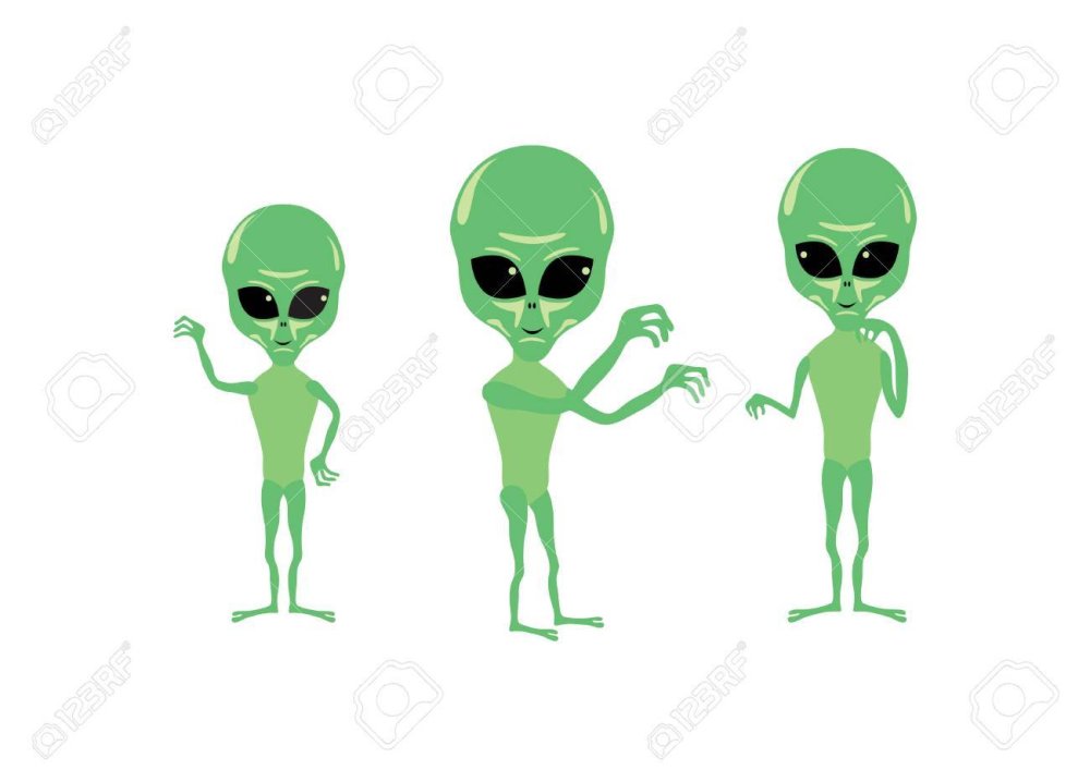 Мультипликационный персонаж инопланетянин