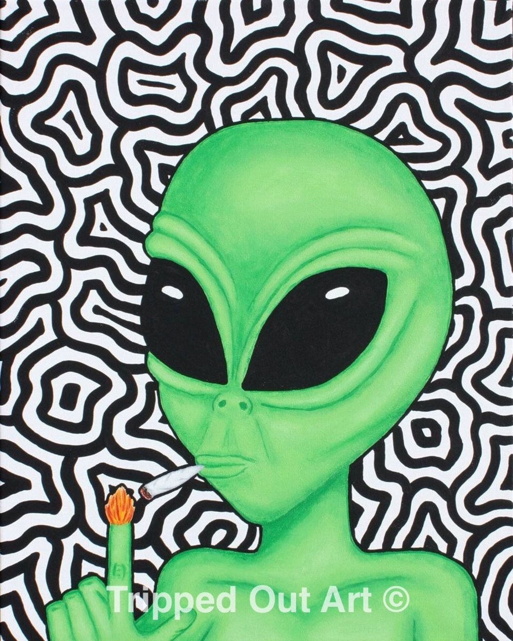 Неоновый пришелец