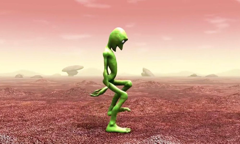 Зеленый инопланетянин