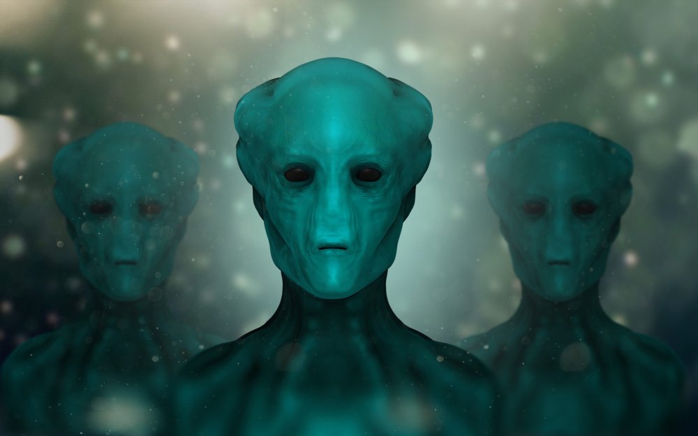 НЛО похищает людей