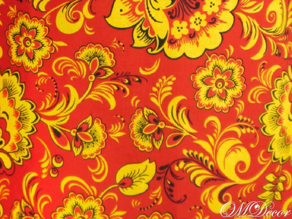 Хохломская роспись под фон