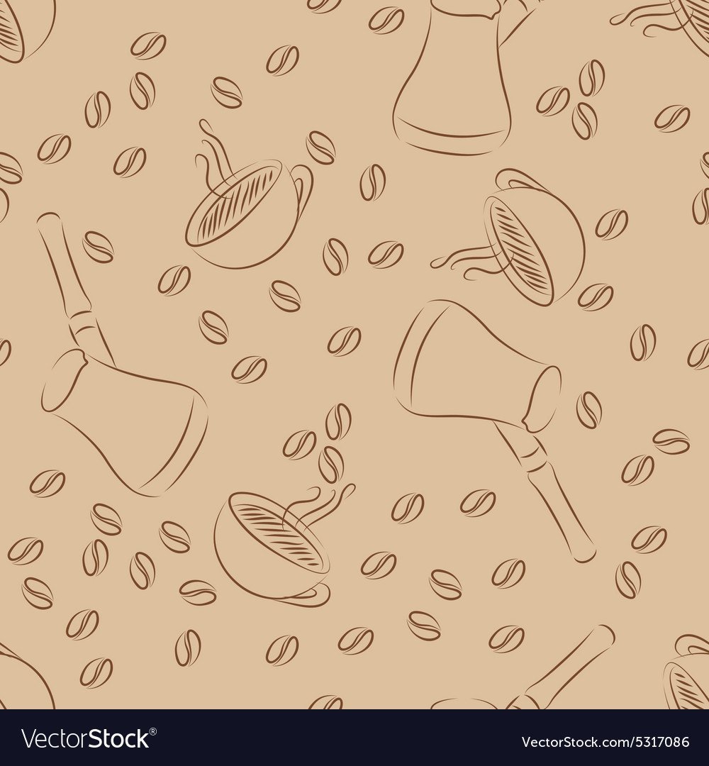 Кофе паттерн вектор