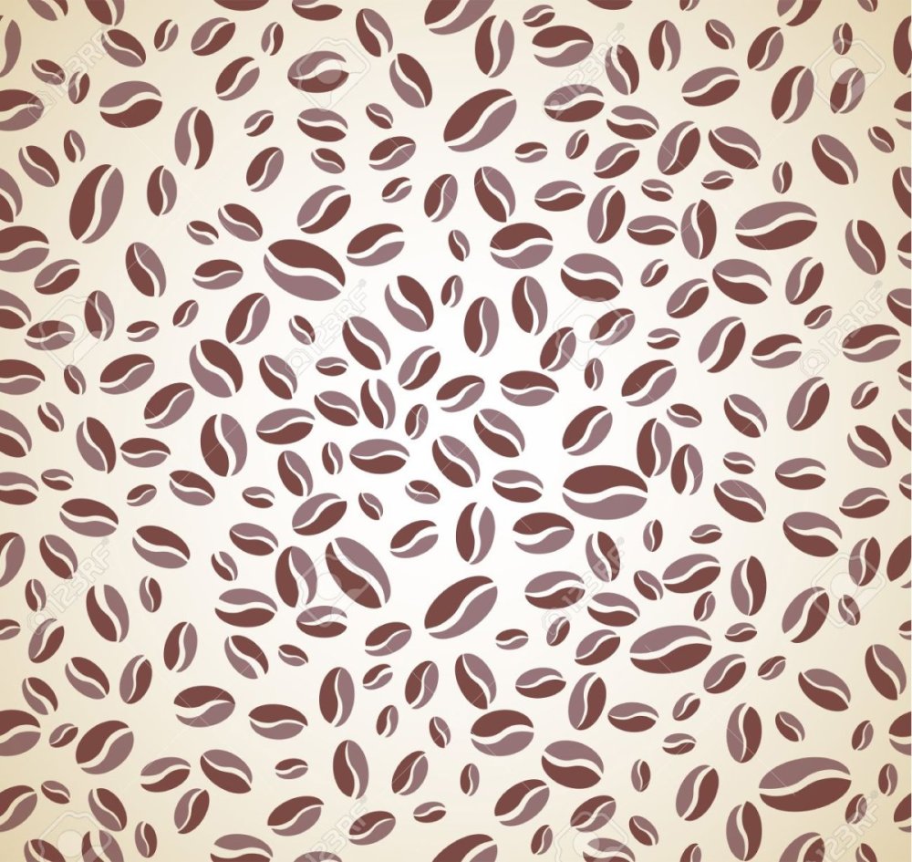 Бесшовный фон кофе