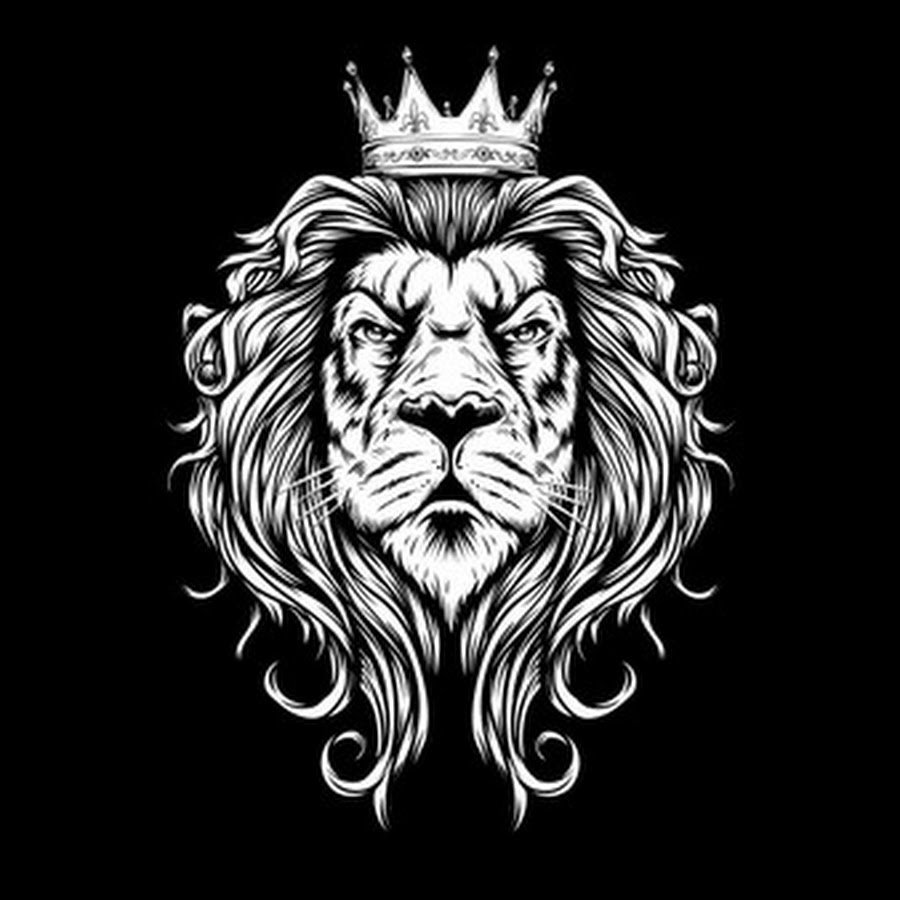 Картинка Лев с короной