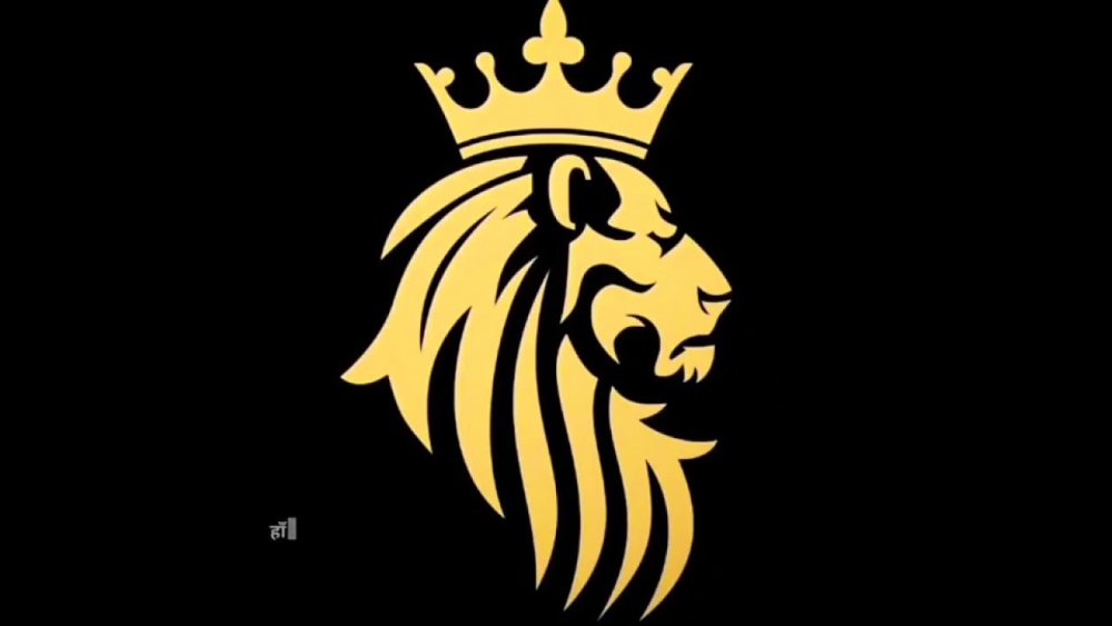 Золотой Лев с короной