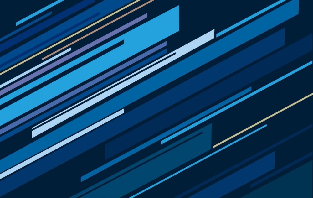 Лыжник абстракция