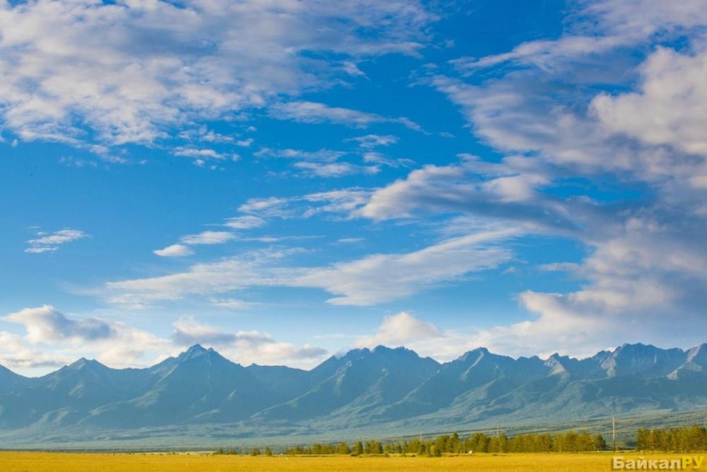 Бурятия природа равнины горы
