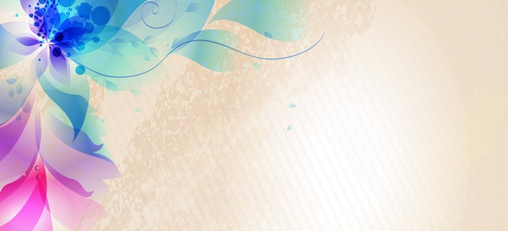 Абстрактные цветочные узоры