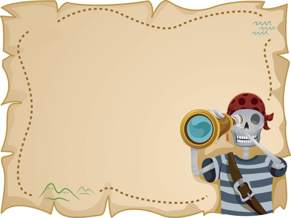 Рамка в пиратском стиле