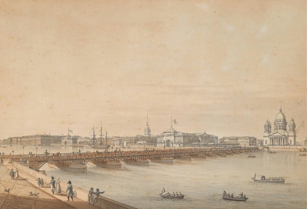 Адмиралтейство в 1810-х (с литографии Барта)