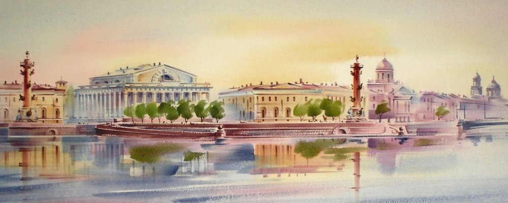 Карамельный Петербург Константина Куземы стрелка Васильевского