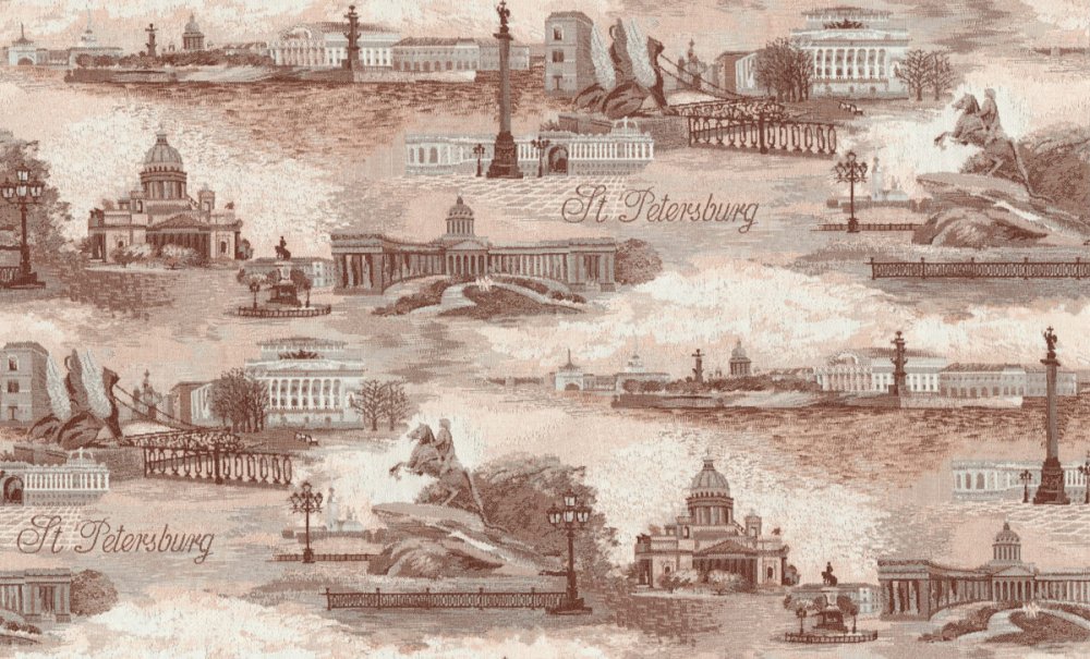 Обои Питер МОФ»Malex Design» (натуральный) (1,06*10м) 4050-4