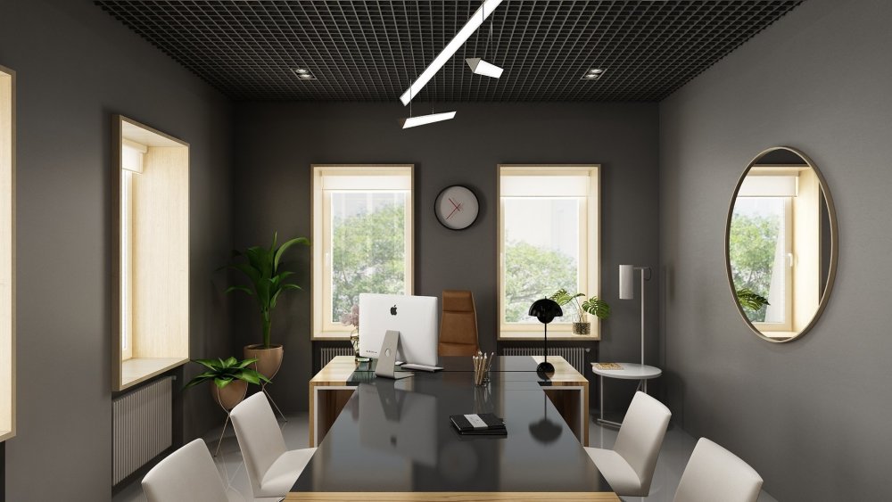 Современный офис интерьер