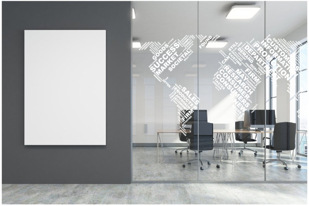 Фон офис темно серый вставка человека