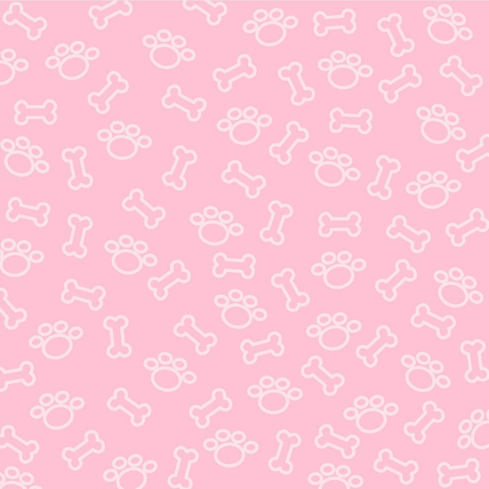 Паттерн розовые лапки