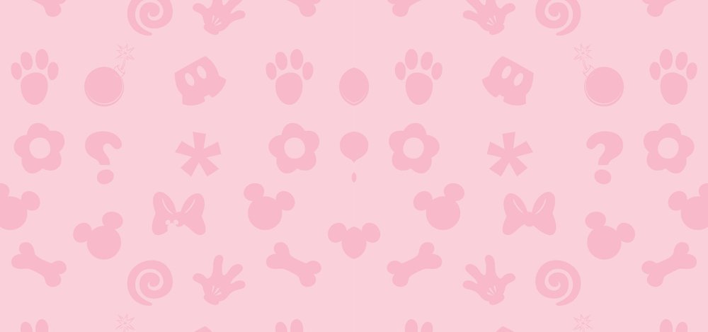 Паттерн розовые лапки