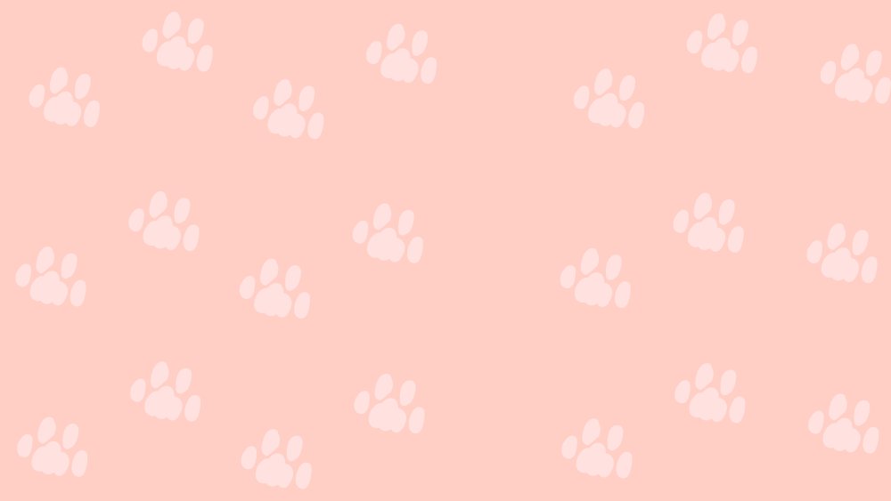 Розовый фон с лапками