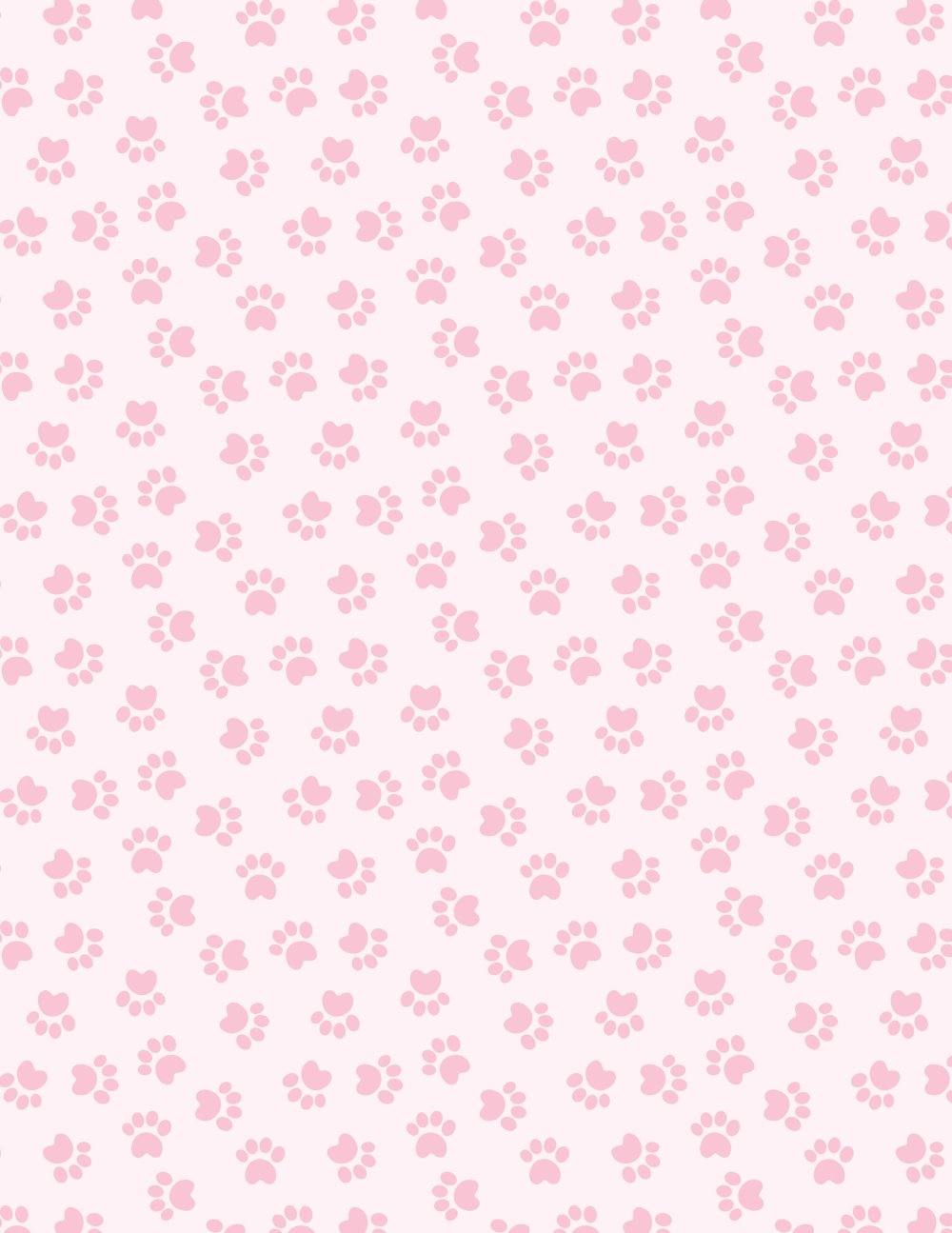 Паттерн розовые лапки